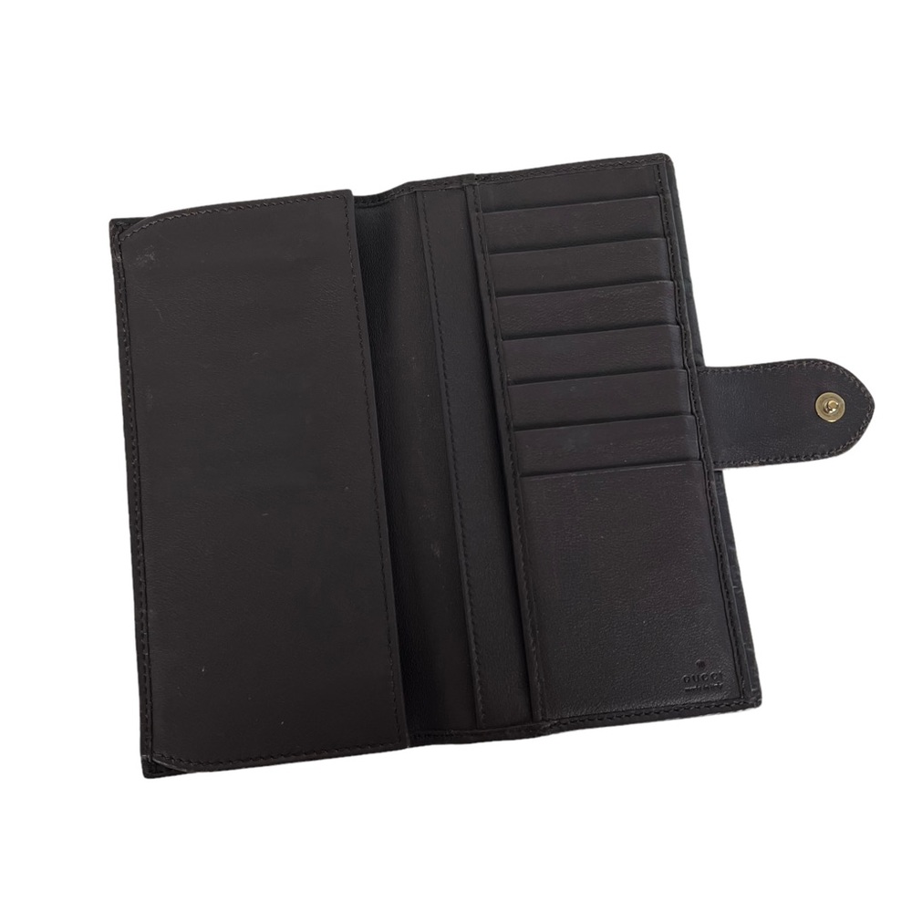Gucci Black Wallet with Gold Heart Detail - Picture 3 of 9